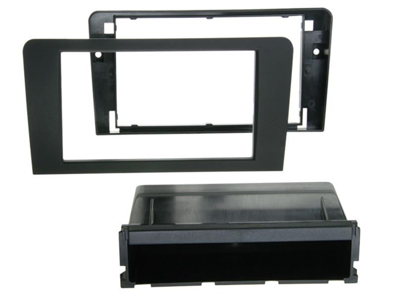 Radioblende 1-DIN Audi A3 8P 8PA Einbaurahmen Radiohalterung mit Alagefach