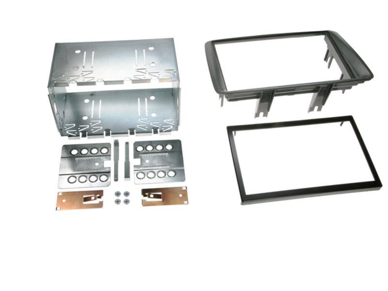 Doppel-DIN Set für Fiat Panda 2003 - 2012 Radioblende 2-DIN Einbaurahmen Doppel-DIN Set für Fiat Panda 2003 - 2012 Radioblende 2-DIN Einbaurahmen