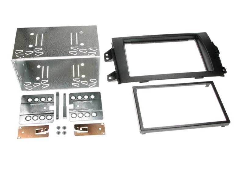 Radioblende 2-DIN Fiat Sedici Suzuki SX4 Einbaurahmen Radiohalterung Doppel-DIN Radioblende 2-DIN Fiat Sedici Suzuki SX4 Einbaurahmen Radiohalterung Doppel-DIN