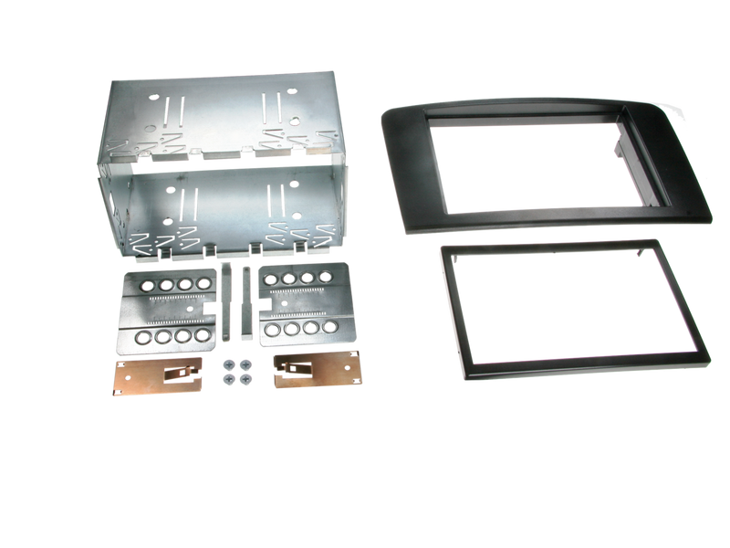Radioblende 2-DIN passend für M-Klasse ML W164 Einbaurahmen Radiohalterung Radioblende 2-DIN passend für M-Klasse ML W164 Einbaurahmen Radiohalterung
