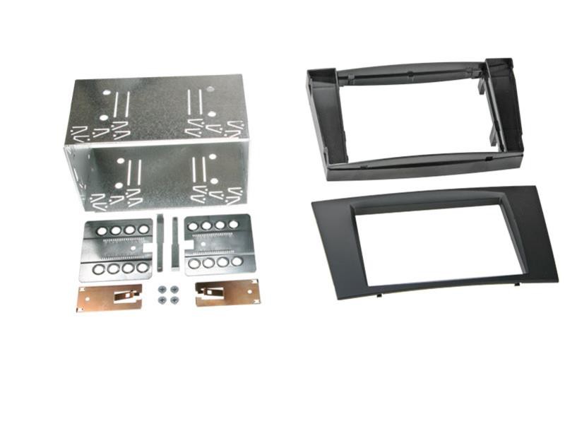 Radioblende 2-DIN Mercedes E Klasse W211 CLS W219 Einbaurahmen Radiohalterung