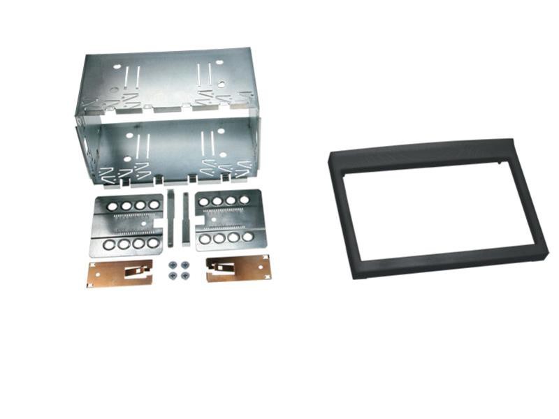 Radioblende 2-DIN Porsche 911 996 Einbaurahmen Radiohalterung Doppel-DIN Set
