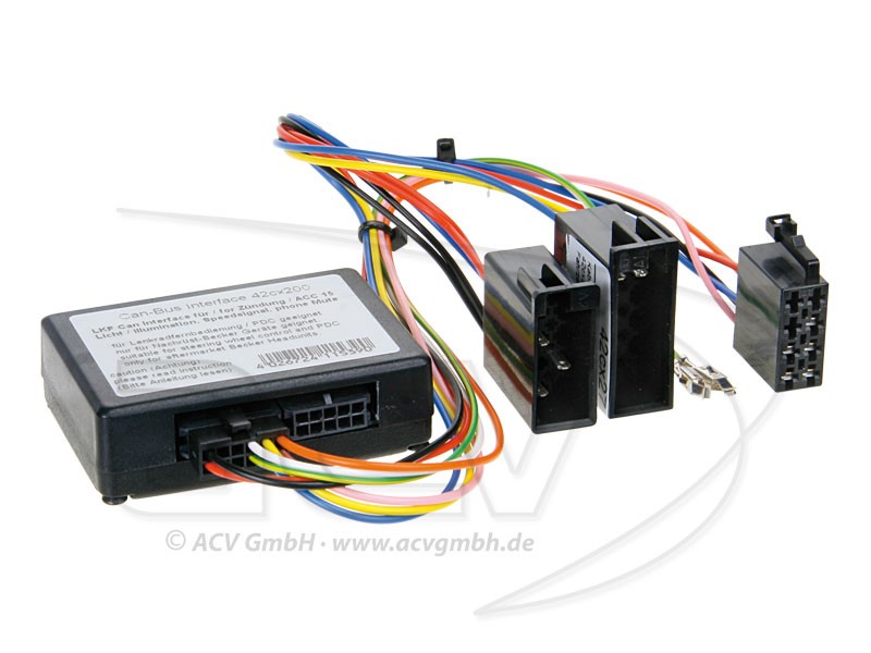 Lenkradfernbedienungsadapter Mercedes C E Klasse CLK W210 W203 W208 SL R230 Kenwood
