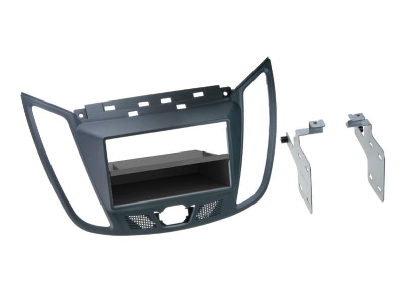 1-DIN Radioblende Ford C-Max DXA Einbaurahmen Radiohalterung Dunkelgrau