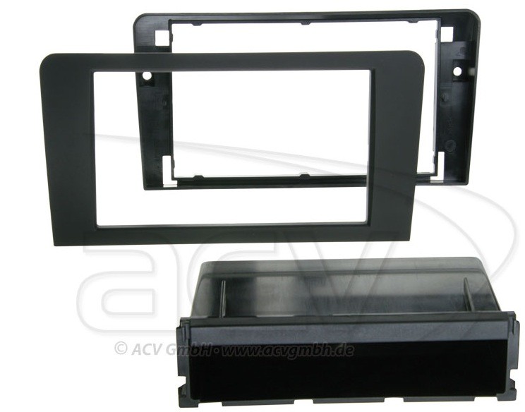 1-DIN Professional Radioblende für Audi A 3 8P 8PA ab 2007 Einbaurahmen 1-DIN Professional Radioblende für Audi A 3 8P 8PA ab 2007 Einbaurahmen