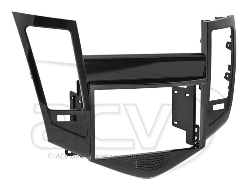 2-DIN Radioblende Chevrolet Cruze KL1J Einbaurahmen Radiohalterung Schwarz 2-DIN Radioblende Chevrolet Cruze KL1J Einbaurahmen Radiohalterung Schwarz