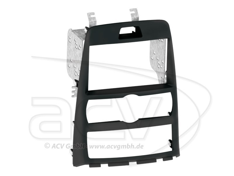 2-DIN Radioblende Hyundai Genesis Einbaurahmen Radiohalterung Doppel-DIN Set 2-DIN Radioblende Hyundai Genesis Einbaurahmen Radiohalterung Doppel-DIN Set