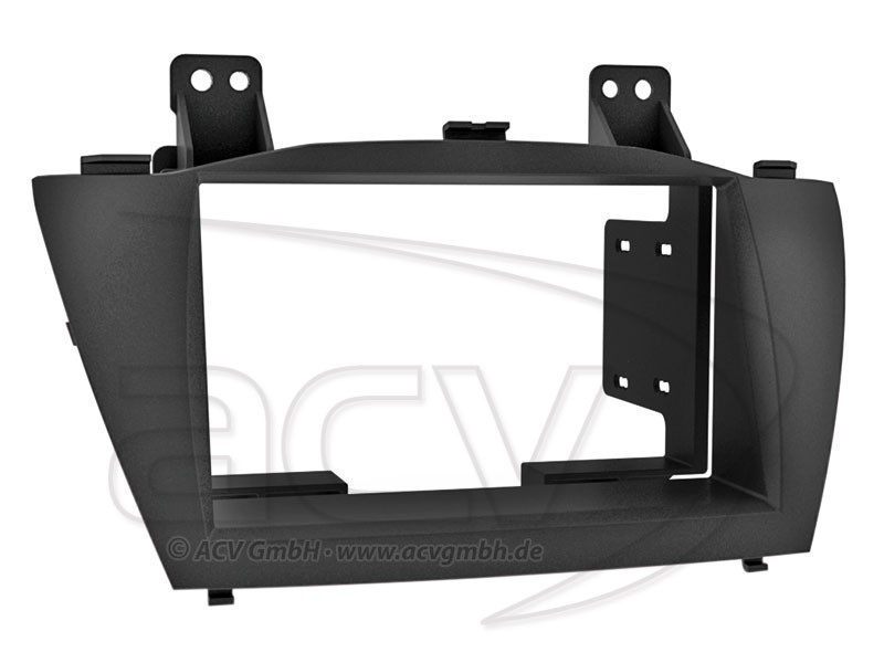 2-DIN Radioblende Hyundai IX 35 iX35 Einbaurahmen Radiohalterung Doppel-DIN Set 2-DIN Radioblende Hyundai IX 35 iX35 Einbaurahmen Radiohalterung Doppel-DIN Set