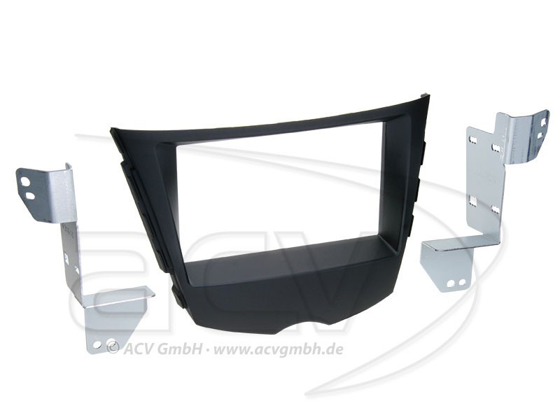 2-DIN Radioblende Hyundai Veloster Einbaurahmen Radiohalterung Doppel-DIN Set 2-DIN Radioblende Hyundai Veloster Einbaurahmen Radiohalterung Doppel-DIN Set