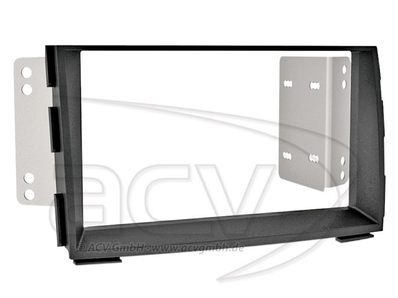 2-DIN Radioblende Kia Venga Einbaurahmen Radiohalterung Doppel-DIN Set