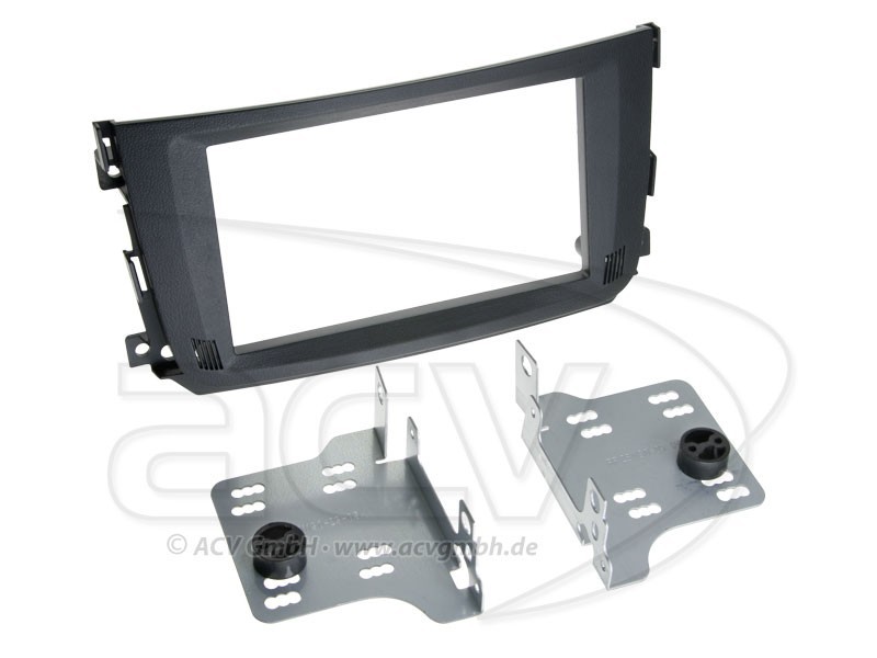 2-DIN Radioblende für Smart 451 ForTwo Coupe Cabrio 2010 - 2015 2-DIN Radioblende für Smart 451 ForTwo Coupe Cabrio 2010 - 2015