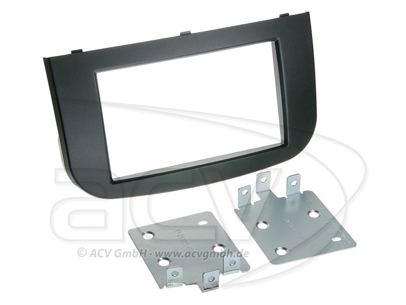 2-DIN Radioblende für Mitsubishi Colt ab 11/2008 Z30 Z30G Z3B Z3V Einbaurahmen