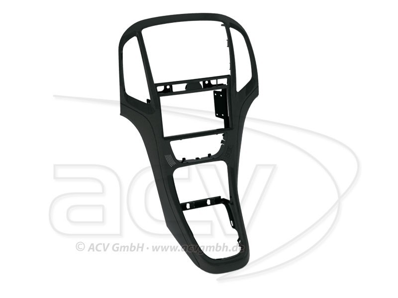 2-DIN Radioblende Opel Astra J Perlschwarz Einbaurahmen Radiohalterung 2-DIN Radioblende Opel Astra J Perlschwarz Einbaurahmen Radiohalterung