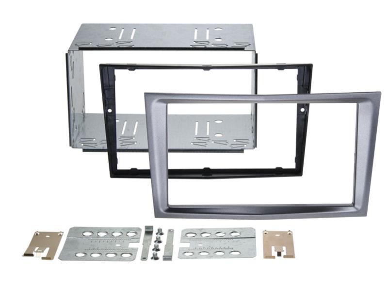 2-DIN Radioblende Charcoal Opel Antara Astra H Corsa D Zafira B Anthrazit met.
