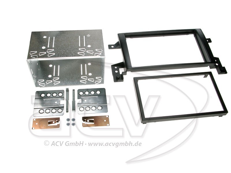 2-DIN Radioblende für Suzuki Grand Vitara Einbaurahmen Doppel-DIN Set 2-DIN Radioblende für Suzuki Grand Vitara Einbaurahmen Doppel-DIN Set