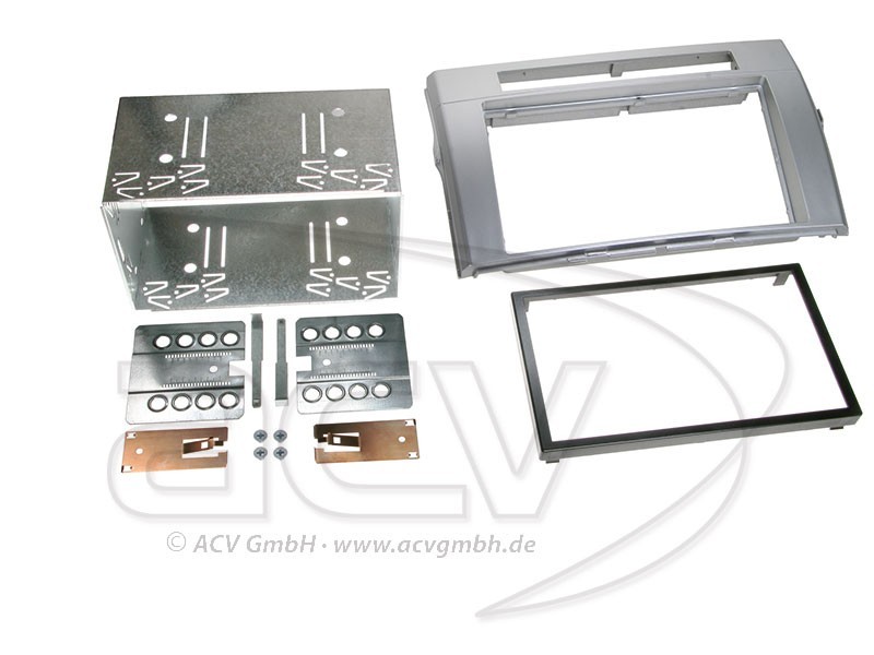 2-DIN Radioblende für Toyota Corolla Verso Einbaurahmen Doppel-DIN Set 2-DIN Radioblende für Toyota Corolla Verso Einbaurahmen Doppel-DIN Set