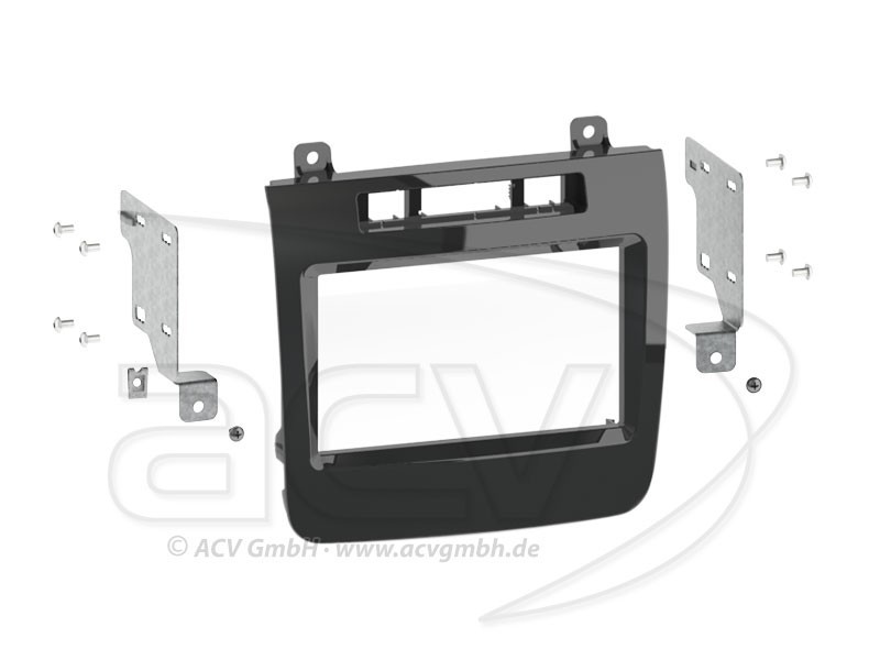 2-DIN Radioblende für Touareg II 7P 7PH Einbaurahmen Radiohalterung 2-DIN Radioblende für Touareg II 7P 7PH Einbaurahmen Radiohalterung