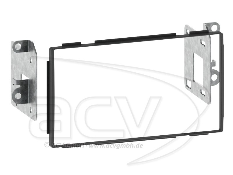 Radioblende NISSAN Qashqai Doppel-DIN ab 2007 2-DIN Radiohalterung Einbaurahmen