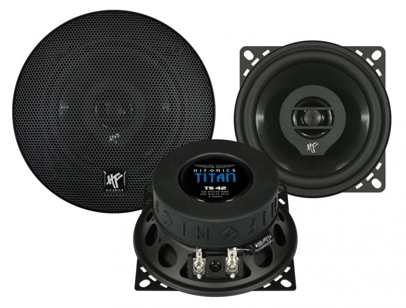HIFONICS TITAN TS-42 10cm 2-Wege Koaxial-Lautsprecher 120 Watt max HIFONICS TITAN TS-42 10cm 2-Wege Koaxial-Lautsprecher 120 Watt max