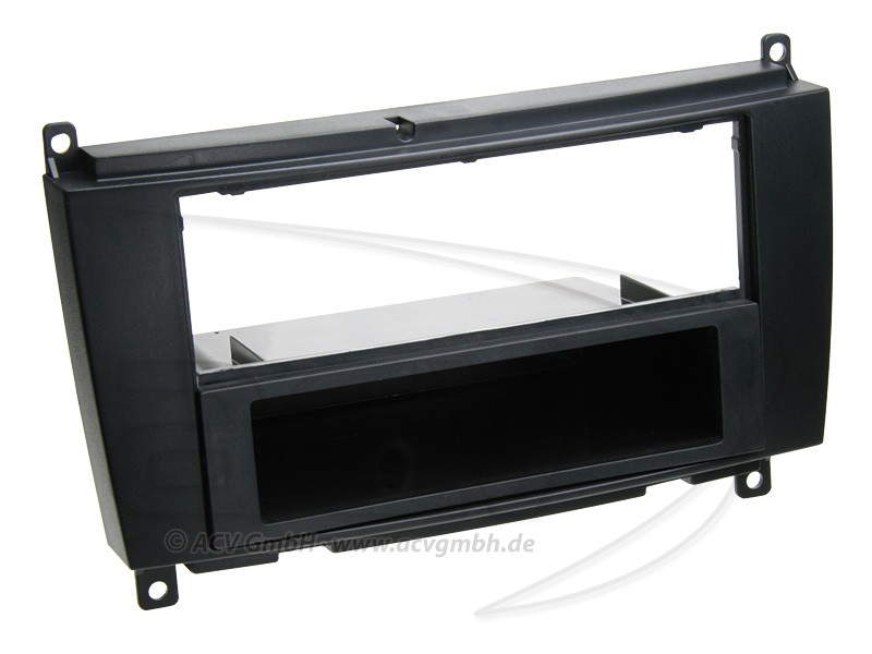 1-DIN Radioblende Mercedes CLK W209 Mopf Facelift Radiohalterung Einbaurahmen 1-DIN Radioblende Mercedes CLK W209 Mopf Facelift Radiohalterung Einbaurahmen