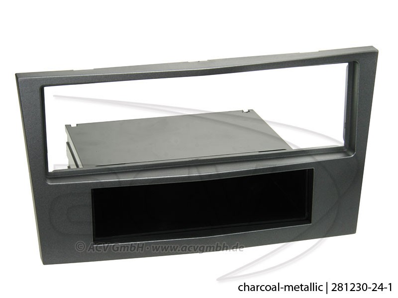 1-DIN Radioblende Charcoal Opel Antara Astra H Corsa D Zafira B Anthrazit met. 1-DIN Radioblende Charcoal Opel Antara Astra H Corsa D Zafira B Anthrazit met.