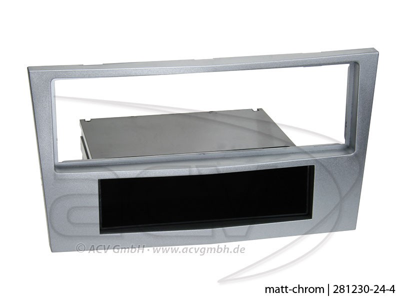 1-DIN Radioblende Silber Opel Antara Astra H Corsa D Zafira B matt-chrom 1-DIN Radioblende Silber Opel Antara Astra H Corsa D Zafira B matt-chrom