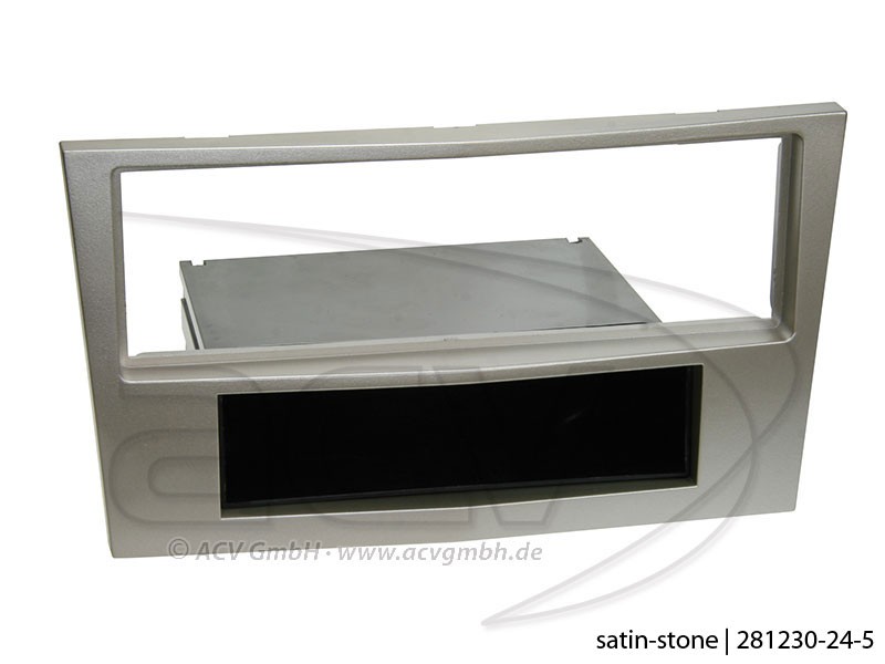 1-DIN Radioblende Champagner Opel Antara Astra H Corsa D Zafira B satin-stone 1-DIN Radioblende Champagner Opel Antara Astra H Corsa D Zafira B satin-stone