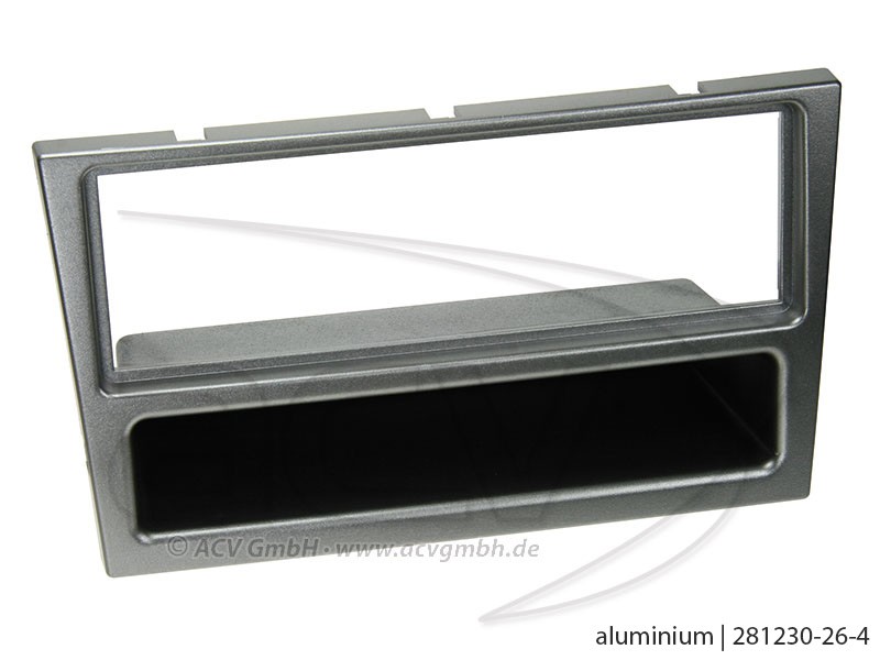 1-DIN Radioblende Aluminium Opel Corsa Meriva Omega Signum Vectra Vivaro Tigra 1-DIN Radioblende Aluminium Opel Corsa Meriva Omega Signum Vectra Vivaro Tigra