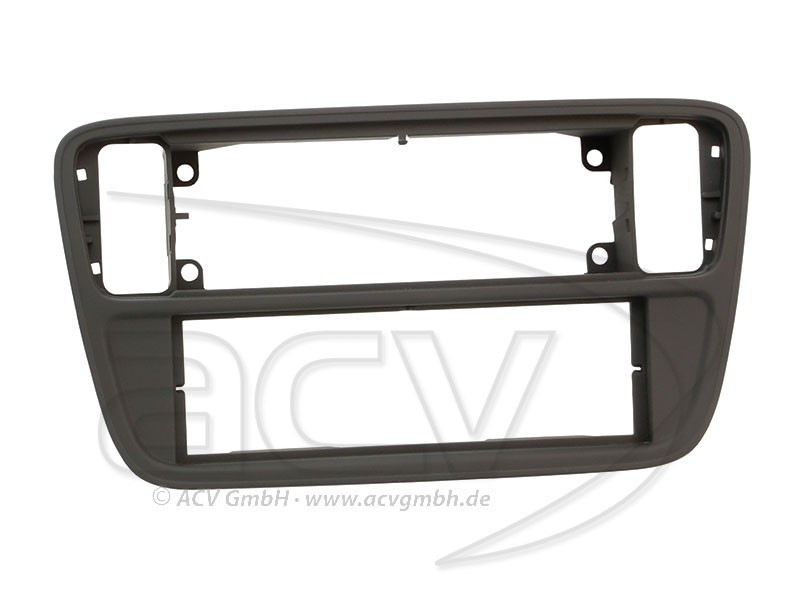 1-DIN Radioblende Seat Mii Skoda Citigo Schwarz Einbaurahmen Radiohalterung 