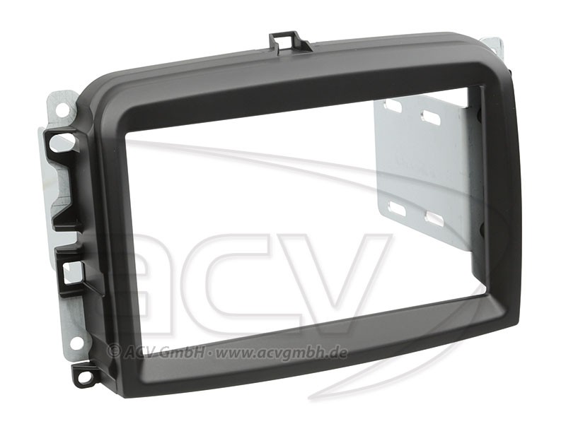 2-DIN Radioblende Fiat 500L Typ 199 Einbaurahmen Radiohalterung Schwarz 2-DIN Radioblende Fiat 500L Typ 199 Einbaurahmen Radiohalterung Schwarz