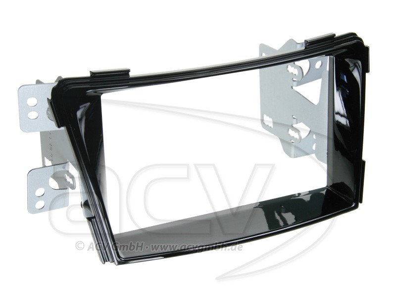 2-DIN Radioblende Hyundai i40 Einbaurahmen Radiohalterung Klavierlck Schwarz 2-DIN Radioblende Hyundai i40 Einbaurahmen Radiohalterung Klavierlck Schwarz