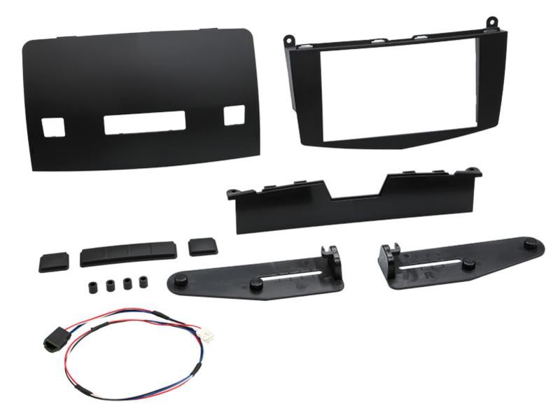 2-DIN Radioblende Mercedes C-Klasse W204 S204 schwarz 2-DIN Radioblende Mercedes C-Klasse W204 S204 schwarz