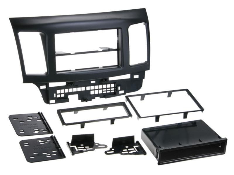 1-DIN / 2-DIN Radioblende Mitsubishi Lancer ab 2007 Einbaurahmen Radiohalterung