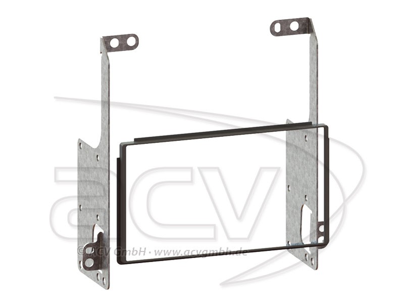 2-DIN Radioblende Nissan X-Trail T31 2007 - 2014 Einbaurahmen Radiohalterung