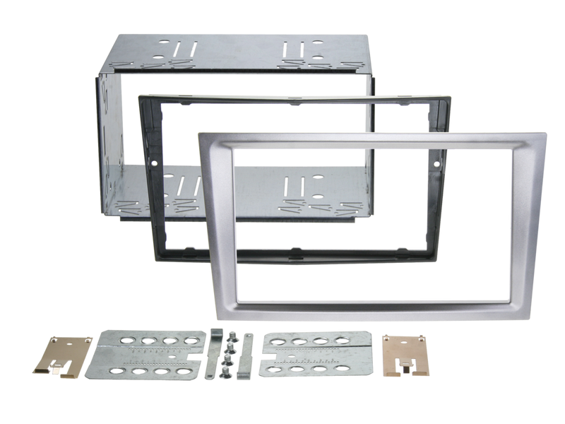 2-DIN Radioblende Aluminium Opel Corsa Meriva Omega Signum Vectra Vivaro Tigra 2-DIN Radioblende Aluminium Opel Corsa Meriva Omega Signum Vectra Vivaro Tigra