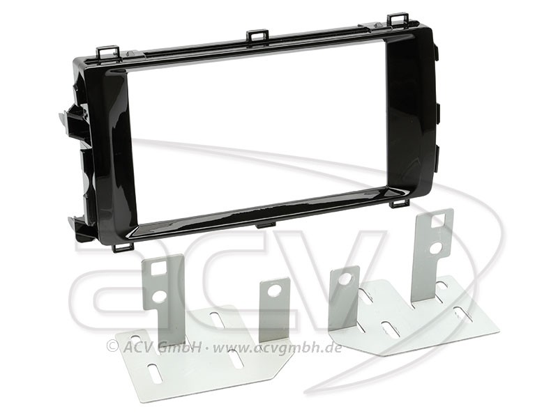 2-DIN Radioblende Toyota Auris Einbaurahmen Radiohalterung Auris Touring Sports