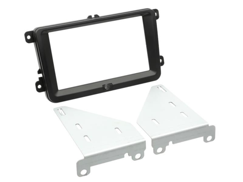 Radioblende 2-DIN Einbaurahmen Radiohalterung Doppel-DIN für Golf Seat Skoda