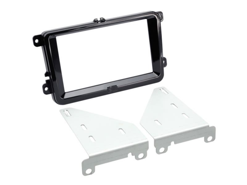Radioblende 2-DIN Einbaurahmen Radiohalterung Doppel-DIN für Golf Seat Skoda