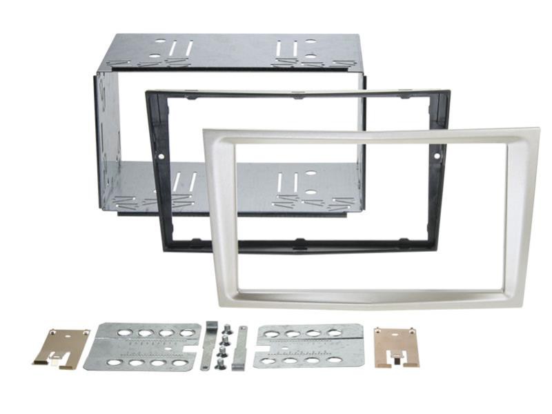 2-DIN Radioblende satin-stone Opel Antara Astra H Corsa D Zafira B Champagner 2-DIN Radioblende satin-stone Opel Antara Astra H Corsa D Zafira B Champagner