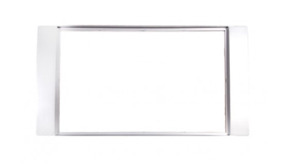 2-DIN Radioblende Ford S- C-Max Focus Fiesta Mondeo Transit Fusion Kuga Silber