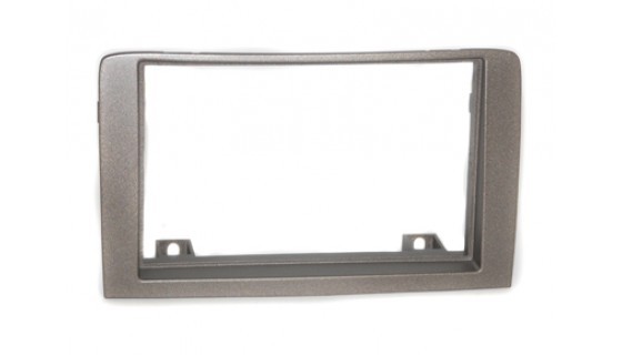 2-DIN Radioblende Einbaurahmen Lancia Musa 2004 - 2012 Grau Radihalterung