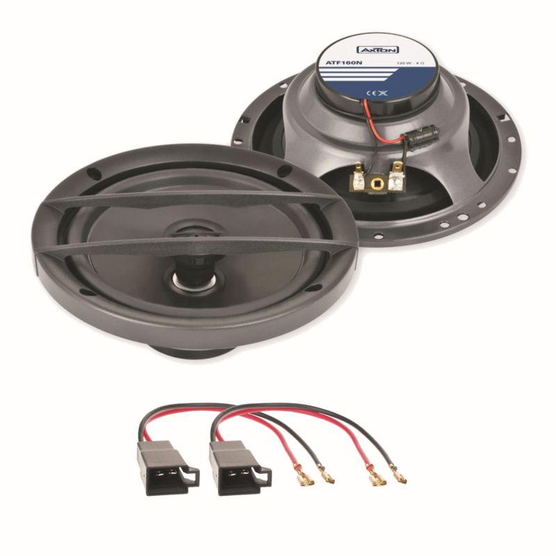 Axton ATF160N 16,5 cm 2 Wege Lautsprecher Einbauset für Golf 3 Vento Passat 35i Axton ATF160N 16,5 cm 2 Wege Lautsprecher Einbauset für Golf 3 Vento Passat 35i