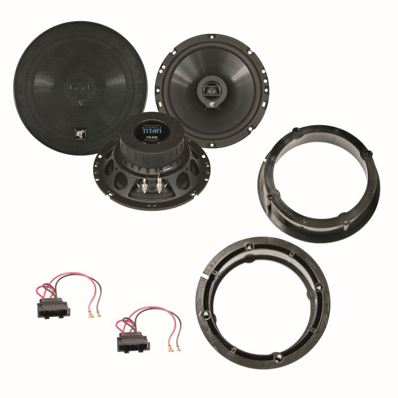 HIFONICS TITAN TS-62 16,5 cm 2 Wege Lautsprecher Einbauset für Golf 4 5 Bora HIFONICS TITAN TS-62 16,5 cm 2 Wege Lautsprecher Einbauset für Golf 4 5 Bora