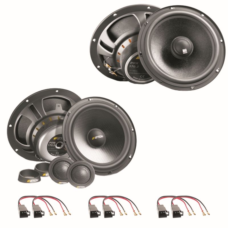 ETON POW172.2 PRX170.2  vorne und hinten Einbauset für Golf 3 Vento Passat 35i