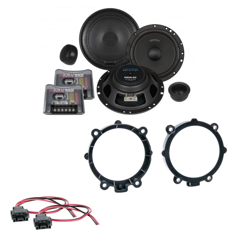 Lautsprecher Set Omega B Vectra B Zafira A B CRUNCH DSX6.2C 2 Wege System vorne Lautsprecher Set Omega B Vectra B Zafira A B CRUNCH DSX6.2C 2 Wege System vorne
