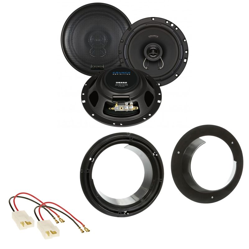 Lautsprecher Opel Agila B Suzuki Splash CRUNCH DSX62 16,5 cm 2 Wege Koaxial Lautsprecher Opel Agila B Suzuki Splash CRUNCH DSX62 16,5 cm 2 Wege Koaxial