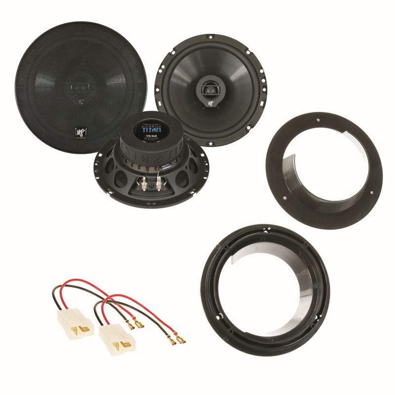 Lautsprecher Fiat Seicento Sedici HIFONICS TITAN TS-62 16,5 cm 2 Wege Koaxial