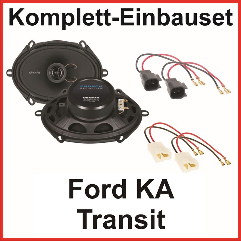 Lautsprecher Ford KA Transit Crunch DSX572 2 Wege Koaxial System vorne Lautsprecher Ford KA Transit Crunch DSX572 2 Wege Koaxial System vorne