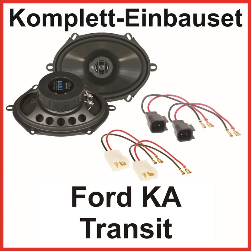 Lautsprecher Ford KA Transit Hifonics TS-572 2 Wege Koaxial System vorne Lautsprecher Ford KA Transit Hifonics TS-572 2 Wege Koaxial System vorne
