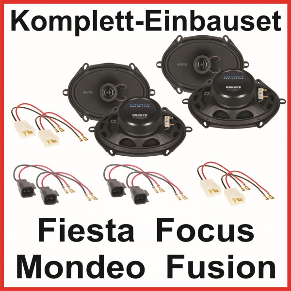 Lautsprecher Ford Fiesta Focus Mondeo Fusion Crunch DSX572 vorne und hinten Lautsprecher Ford Fiesta Focus Mondeo Fusion Crunch DSX572 vorne und hinten